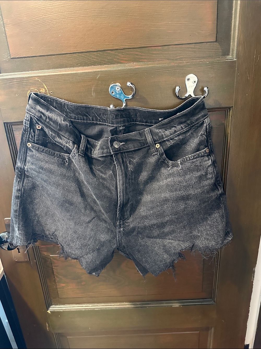 AE Ex-Boyfriend Short Black Denim
